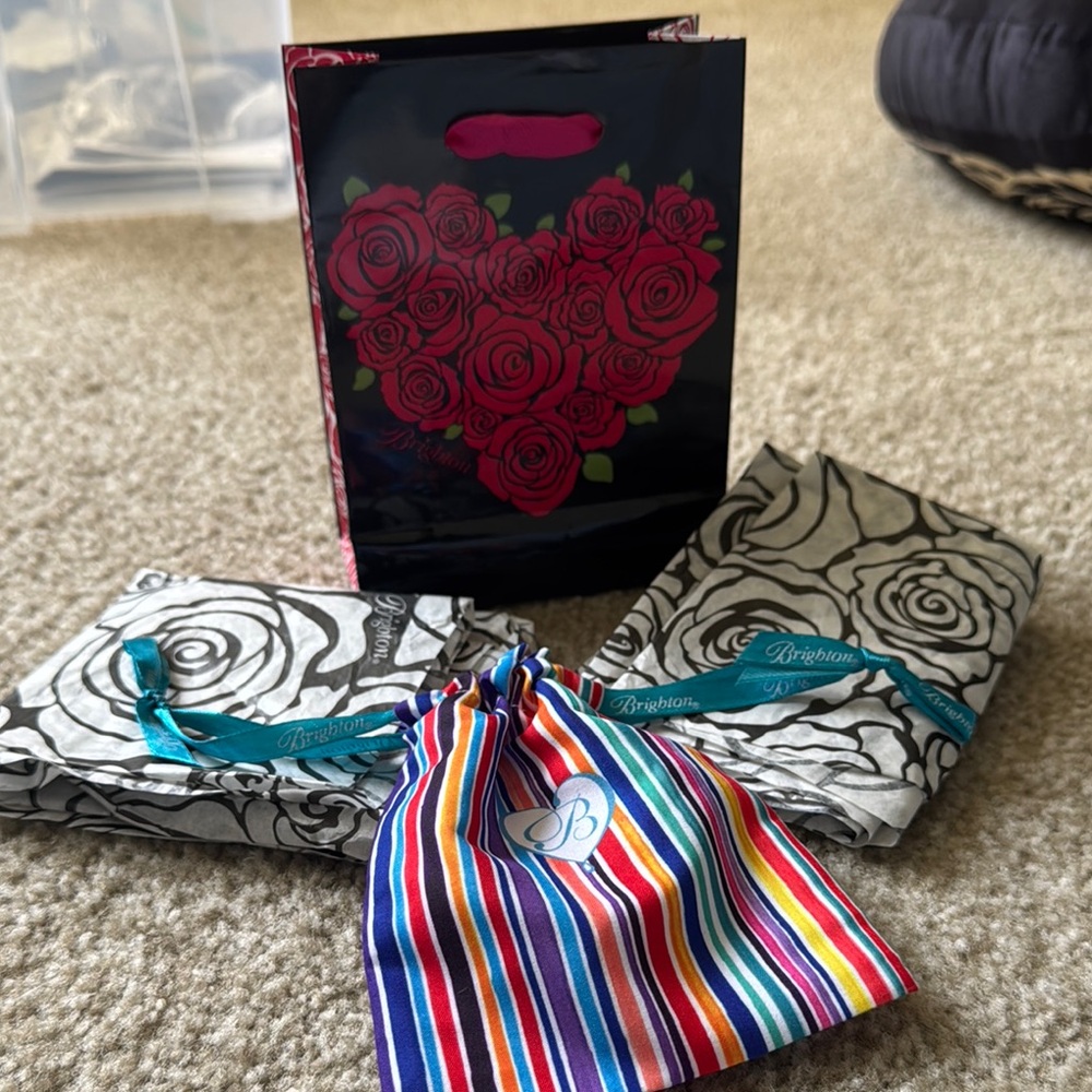 Brighton Rose Gift Bag and Pouch